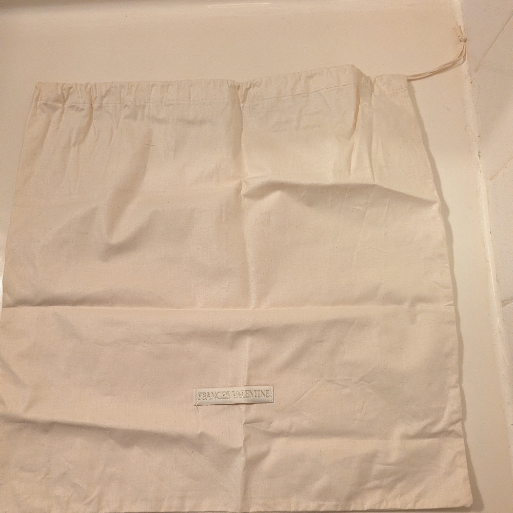 Frances Valentine Cream Dust Bag | Size Medium